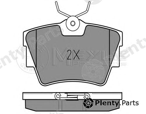  MEYLE part 0252322416/W (0252322416W) Brake Pad Set, disc brake