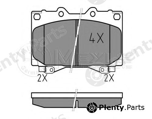  MEYLE part 0252352415/W (0252352415W) Brake Pad Set, disc brake