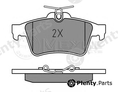  MEYLE part 0252413716 Brake Pad Set, disc brake