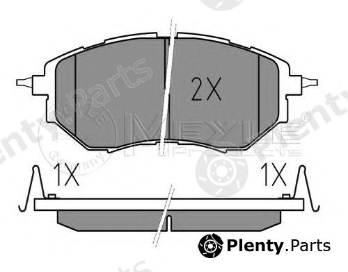  MEYLE part 0252422218/W (0252422218W) Brake Pad Set, disc brake