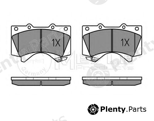  MEYLE part 0252438618/W (0252438618W) Brake Pad Set, disc brake