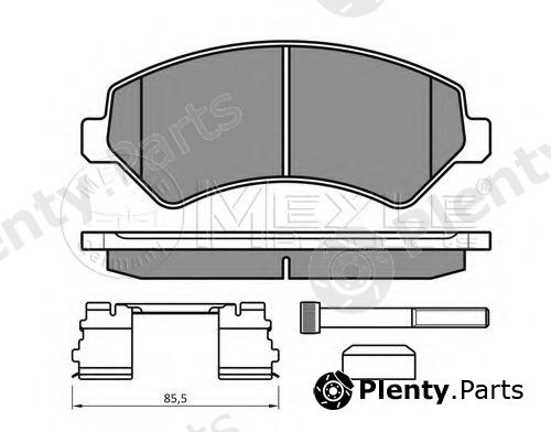  MEYLE part 0252446619/W2 (0252446619W2) Brake Pad Set, disc brake