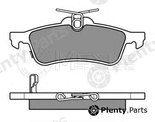  MEYLE part 0252457415/W (0252457415W) Brake Pad Set, disc brake