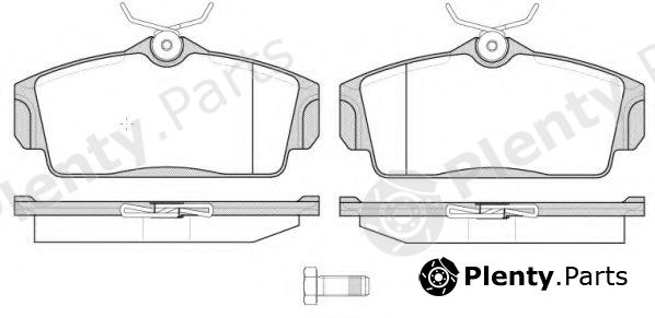  ROADHOUSE part 2704.10 (270410) Brake Pad Set, disc brake