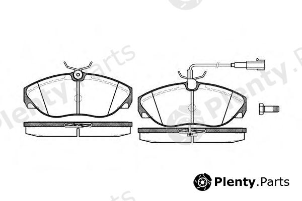  REMSA part 23602 Brake Pad Set, disc brake