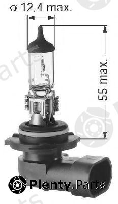  BERU part 0500112555 Bulb, spotlight; Bulb, headlight; Bulb, fog light