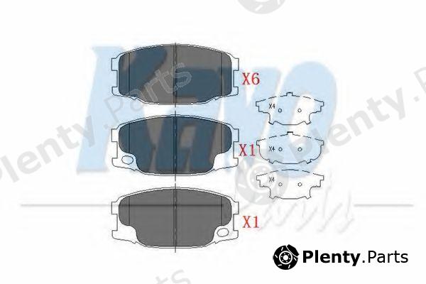 KAVO PARTS part KBP-5535 (KBP5535) Brake Pad Set, disc brake
