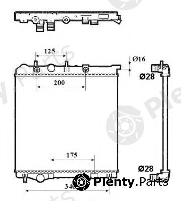  NRF part 53837 Radiator, engine cooling
