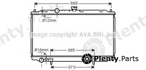  AVA QUALITY COOLING part DN2237 Radiator, engine cooling