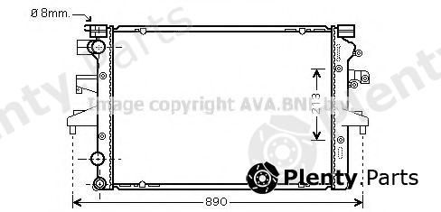  AVA QUALITY COOLING part VWA2231 Radiator, engine cooling