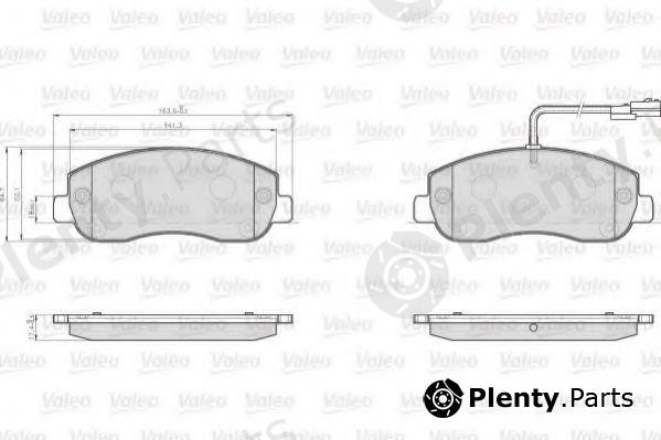  VALEO part 872147 Brake Pad Set, disc brake