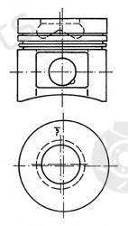  KOLBENSCHMIDT part 91260610 Piston