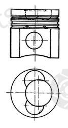  KOLBENSCHMIDT part 90048600 Piston