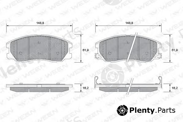  WEEN part 151-2595 (1512595) Brake Pad Set, disc brake