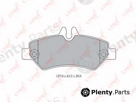  LYNXauto part BD-5342 (BD5342) Brake Pad Set, disc brake