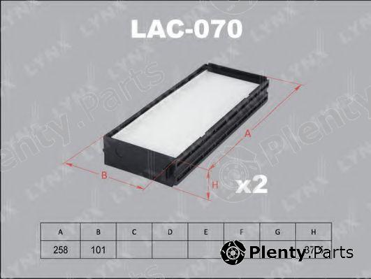  LYNXauto part LAC070 Filter, interior air