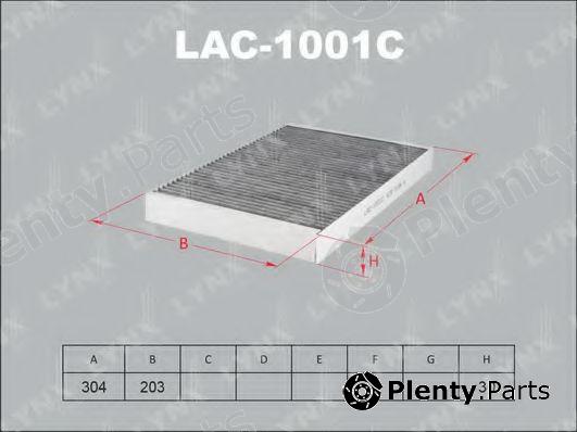  LYNXauto part LAC1001C Filter, interior air
