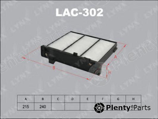  LYNXauto part LAC-302 (LAC302) Filter, interior air
