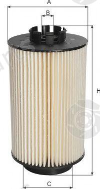  GOODWILL part FG1068 Fuel filter