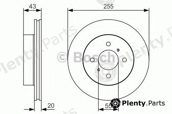  BOSCH part 0986479S13 Brake Disc