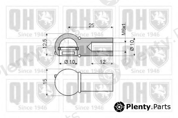  QUINTON HAZELL part QTS128366 Gas Spring, boot-/cargo area