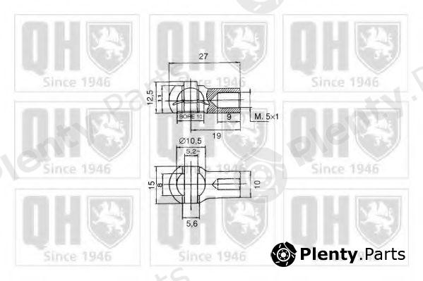  QUINTON HAZELL part 840156 Gas Spring, boot-/cargo area