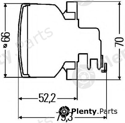  HELLA part 2NE009001-021 (2NE009001021) Rear Fog Light