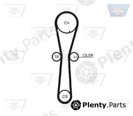 OPTIBELT part ZRK1077 Timing Belt