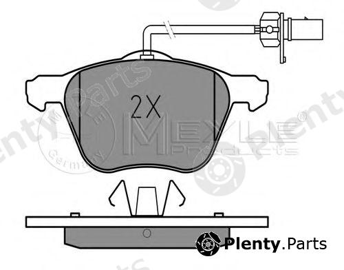  MEYLE part 0252326920/W (0252326920W) Brake Pad Set, disc brake