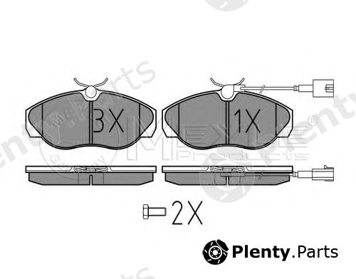  MEYLE part 0252360219/W (0252360219W) Brake Pad Set, disc brake