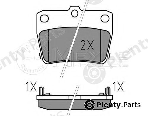  MEYLE part 0252365614/W (0252365614W) Brake Pad Set, disc brake