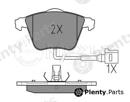  MEYLE part 0252380120/W (0252380120W) Brake Pad Set, disc brake