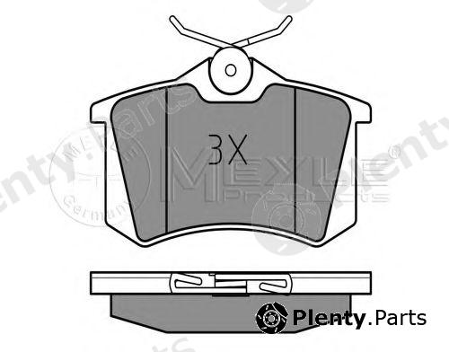  MEYLE part 0252382317/W (0252382317W) Brake Pad Set, disc brake