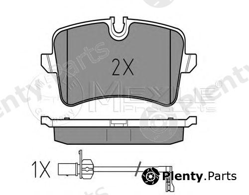  MEYLE part 0252460617/W (0252460617W) Brake Pad Set, disc brake