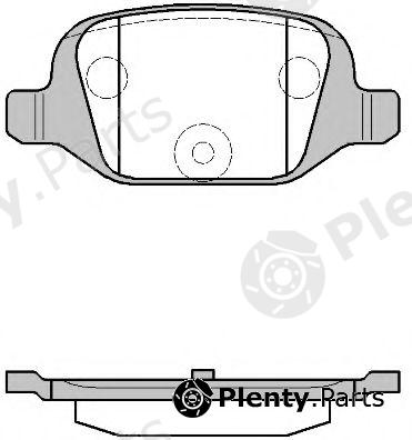  REMSA part 0727.00 (072700) Brake Pad Set, disc brake