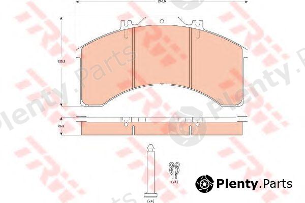  TRW part GDB5024 Brake Pad Set, disc brake