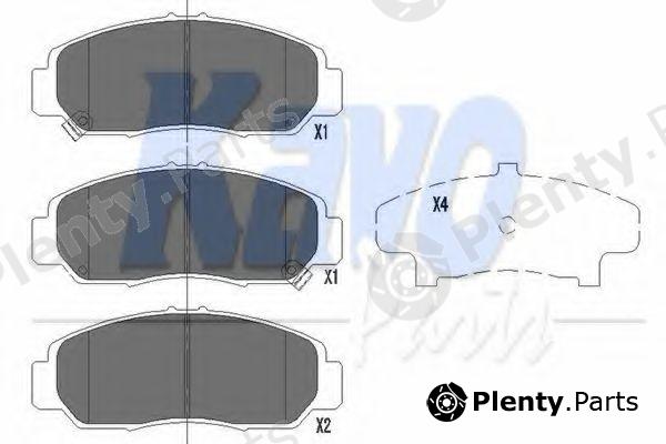  KAVO PARTS part KBP2037 Brake Pad Set, disc brake