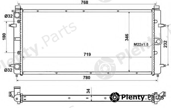  NRF part 509514 Radiator, engine cooling