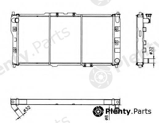  NRF part 52017 Radiator, engine cooling