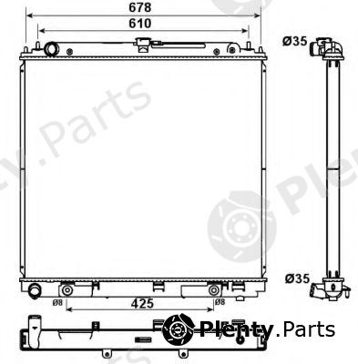  NRF part 53179 Radiator, engine cooling