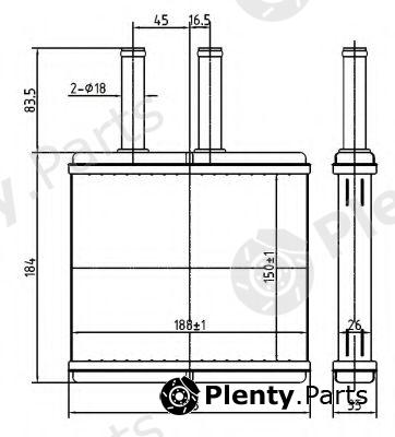  NRF part 54269 Heat Exchanger, interior heating