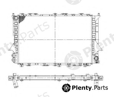  NRF part 58870 Radiator, engine cooling