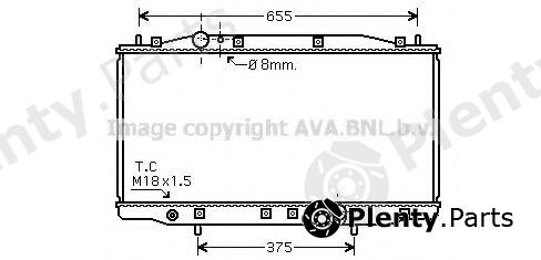  AVA QUALITY COOLING part HD2218 Radiator, engine cooling