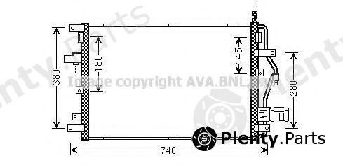  AVA QUALITY COOLING part VO5158 Condenser, air conditioning