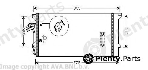  AVA QUALITY COOLING part VW5244 Condenser, air conditioning