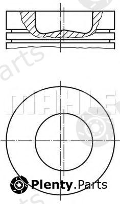  MAHLE ORIGINAL part 2289100 Piston