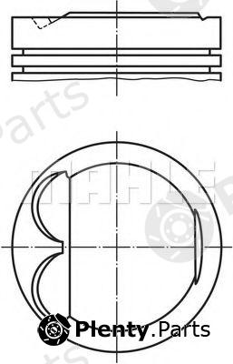  MAHLE ORIGINAL part 6077700 Piston