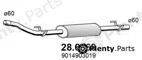  ASSO part 286068 Middle Silencer