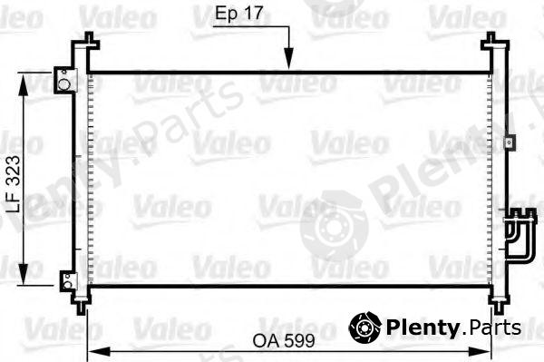  VALEO part 814333 Condenser, air conditioning
