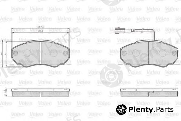  VALEO part 872918 Brake Pad Set, disc brake